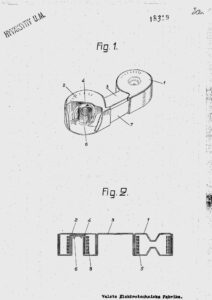Drawings from Finish patent № 18319, entitled “Dagaljusförpackning för rullfilmer”.