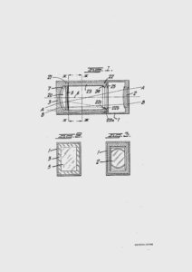Drawings from Swedish patent â„– 104030, entitled "SÃ¶kare fÃ¶r fotografiska apparater" (1/2).