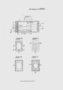 Drawings from Swedish patent â„– 98341, entitled "SÃ¶kare fÃ¶r fotografiska apparater".